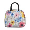 thumbnail image 2 of Obrewu Pioneer Flower Lunch Bag for Adult, Insulated, Leakproof, Oxford Cloth, 2 of 7