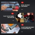 thumbnail image 4 of PVC Pipe Reamer Socket Saver Pipe Reamer Tool Water Pipe Connector Tool For Water Lines Drain Lines Vent Lines, 4 of 8