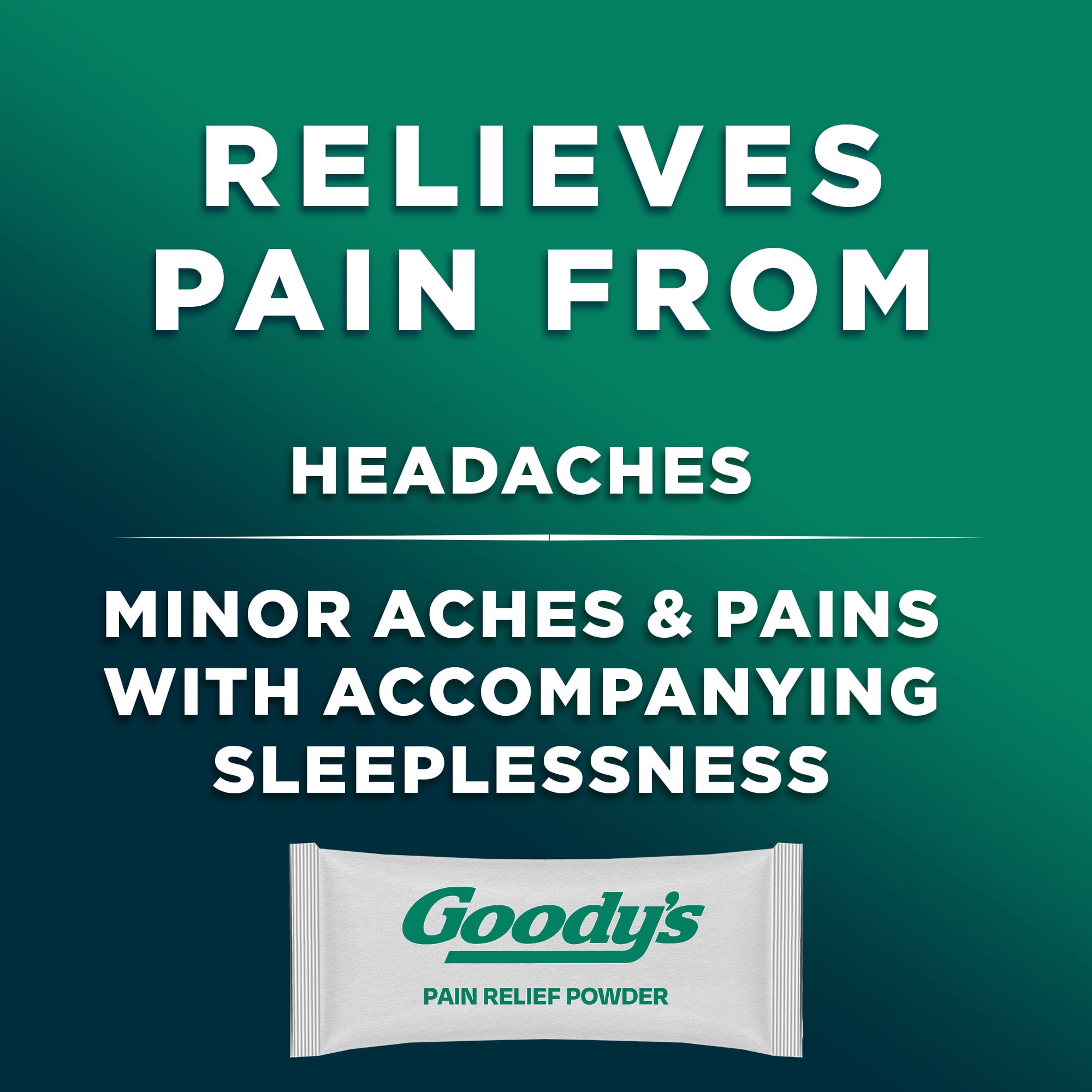 (2 pack) Goody's PM For Pain with Sleeplessness Nighttime Powder, Sleep Support, 16 Powder Sticks