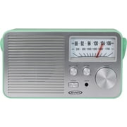 Jensen Portable AM/FM Radio, Green, MR-750-GR