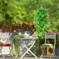 Tantouec Colorful Hanging Plastic Flower Pots Garden Hanging Pots for