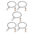 thumbnail image 3 of Transemion Dog Chain Collars Lightweight And Durable Metal Collar For Smooth Pet Walking Appropriate Size 5Set, 3 of 6