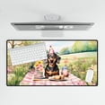 thumbnail image 4 of Happy Mother's Day Dachshund with Sweets and Flowers at a Picnic Desk Mat Full Keyboard Mouse Pad Wiener Dog Lover Gifts Idea Large Mousepad - 13005, 4 of 5
