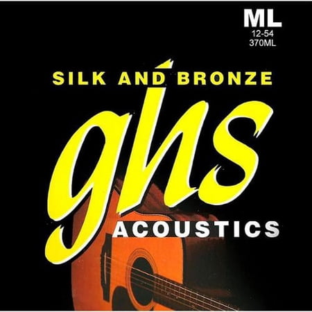 GHS Silk/Phospor Bronze Light Acoustic Guitar Strings (12-54)