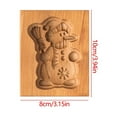 thumbnail image 5 of Wooden Cookie Stamp & Shortbread Mold Set - 3D Embossing Baking Molds for Springerle, Linzer, Maamoul Cookies | DIY Kitchen Tool, 5 of 5