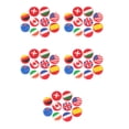 thumbnail image 6 of FRCOLOR 50 PCS Vibration Dampeners Silicone Tennis Dampener National Flag String Absorber Accessory for Tennis Beginners, 6 of 8