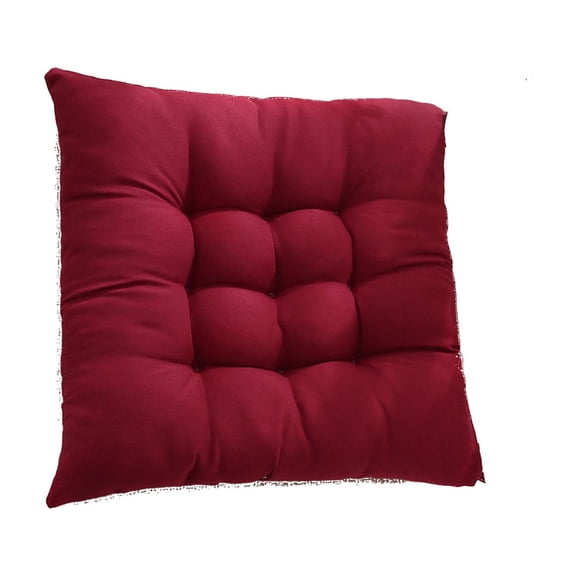 Hvmvliv Outdoor Chair Cushions Memory Foam Chair Pads Frosted Chair Cushion Dining Chair Cushion Office Home Seat Cushion Non-Slip(30x30cm) Red