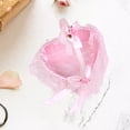 thumbnail image 3 of Cesta de flores de boda Strade Fareast Limited con asa lazo decorado con flores mimbre creativa duradera Rosa, 3 of 8