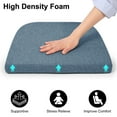thumbnail image 7 of Shinnwa Chair Cushions for Kitchen Chairs Set of 4 Dining Chair Pads with Ties and Non Slip Back Removable Cover 16" x 16.5",Blue, 7 of 7