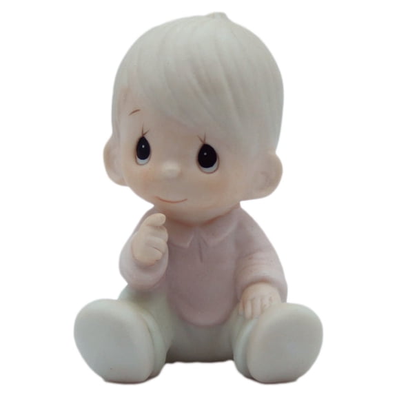 Precious Moments Figurine: 015792 Tell Me a Story (4") Family Christmas Scene