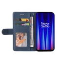 thumbnail image 5 of Compatible OnePlus Nord CE 2 5G Étui, Étui Portefeuille en Cuir Support Vue Fermoir Magnétique Folio à Rabat - Bleu, 5 of 5