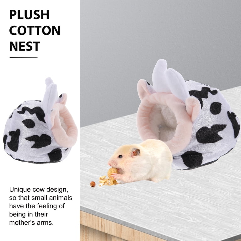 UPOUART Soft Hamster Bed Hideout Cotton Bedding Set for Small Pets