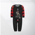 thumbnail image 2 of 2 Piece Matching Set Tree Printed Casual  Homewear Suit (Black 3M Baby), 2 of 8