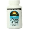 (3 Pack) Source Naturals L-Proline/L-Lysine, 275mg, 60 Tablets