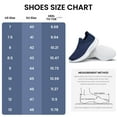 thumbnail image 2 of YHOON Mens Walking Shoes Non Slip Casual Shoes Lightweight Breathable Tennis Sneakers Navy Blue Size 7, 2 of 8