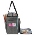 thumbnail image 2 of Bolsa de almacenamiento de Ropa Ormromra 90L Organizador gris con asa reforzada, 2 of 5