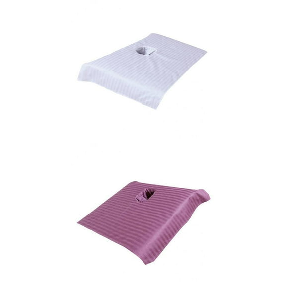 2 Pieces Soft Sectional Massage Table Cover Cosmetic Bed