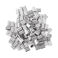 thumbnail image 2 of 480X Aluminum Crimping Loop Sleeve for 2mm Diameter Wire Rope and Cable, 2 of 4