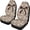 Camo Bow Design, variant on XYZCANDO Car Seat Covers Camo Bow Design 2 pcs Car Front Seat Covers Soft Van Auto SUV Waterproof Washable Auto Seat Covers