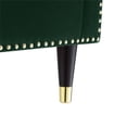 thumbnail image 5 of Posh Living Soraya Tufted Velvet Sofa with Nailhead Trim in Hunter Green/Gold, 5 of 8