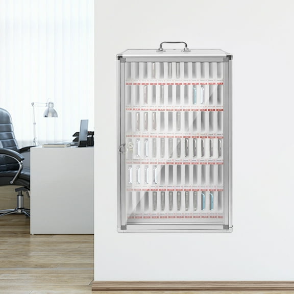 Phone Storage Cabinet, Portable Phone Storage Cabinet For Schools, Classrooms, Examination Rooms, Offices 72 Slots Cell Phone Locker
