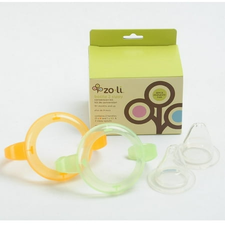 Zoli Baby Sippy Conversion Kit - 2 Handles & 2 Spouts