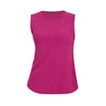 thumbnail image 2 of KBZDBZC Tank Tops for Women Women's 2024 Summer New Cool Sports Vest Women's Running Sleeveless Blouse Quick Drying Outer Top Yoga Fitness Loose Tank Top Workout Tops Women's Tops (Hot Pink,M), 2 of 6