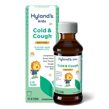 Hyland's Kids Cold & Cough, Ages 2-12, Daytime, 4 fl oz