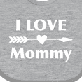 thumbnail image 4 of Inktastic I Love Mommy Boys or Girls Baby Bib, 4 of 4