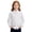 White, variant on SHenli Girls Shirts Puff Long Sleeve Button Down Blouse Pleated School Uniform Dress Shirt Tops White 4-5T