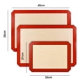 thumbnail image 3 of Set of 3 Silicone Baking Mats Heat-Resistant, Non-Stick, Reusable - Food-Grade, Ideal for Oven, Pastry, Bread Dough, Rolling, Macaron Making, Cookies, and More in Your Kitchen Arsenal, 3 of 8