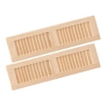 thumbnail image 3 of FELTECHELECTR 2 piezas de muebles de escritorio para muñecas, persianas de madera en miniatura, persianas decorativas para muñecas., 3 of 5