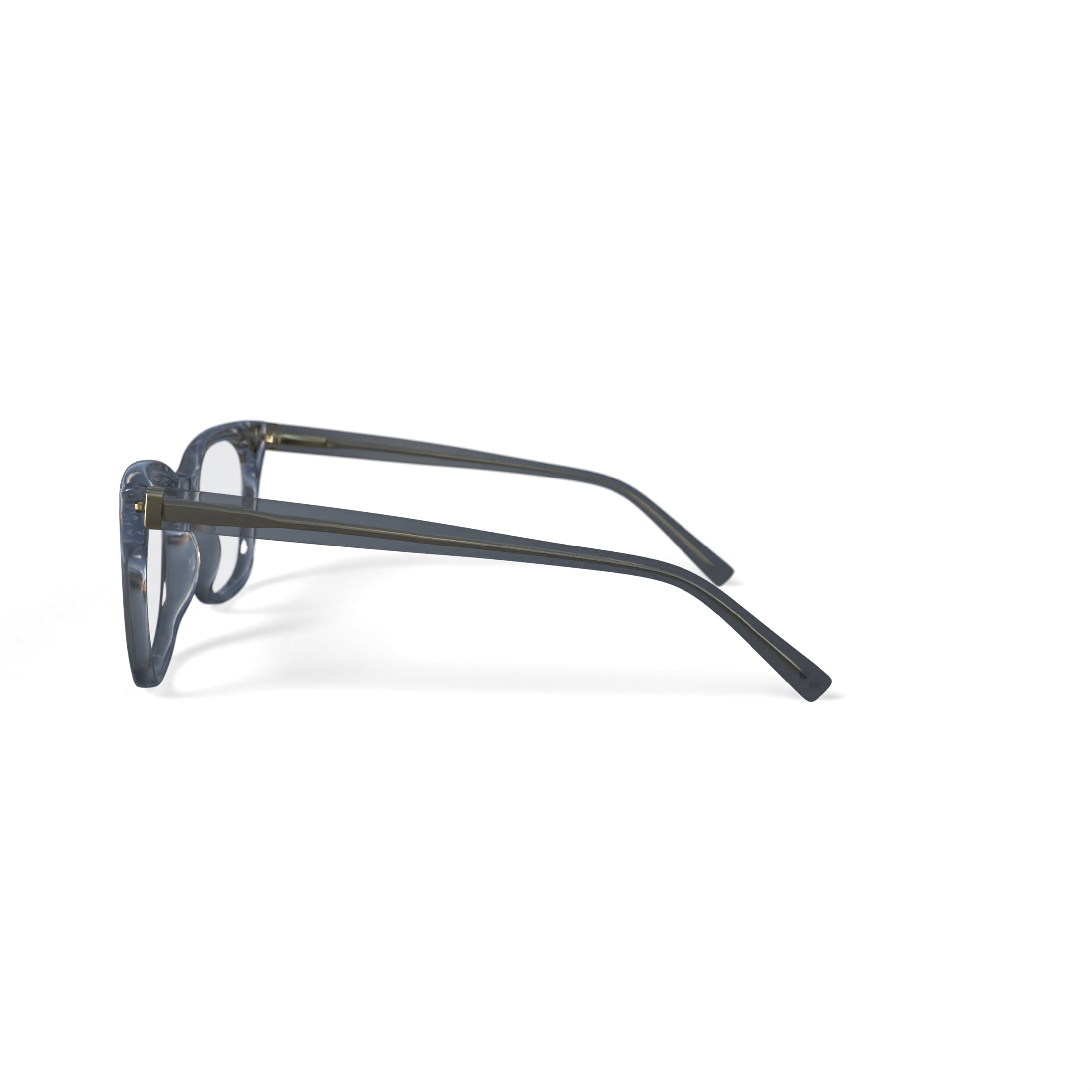 Reverb Women's RVLO6018 Prescription Eyeglasses with Case, Crystal