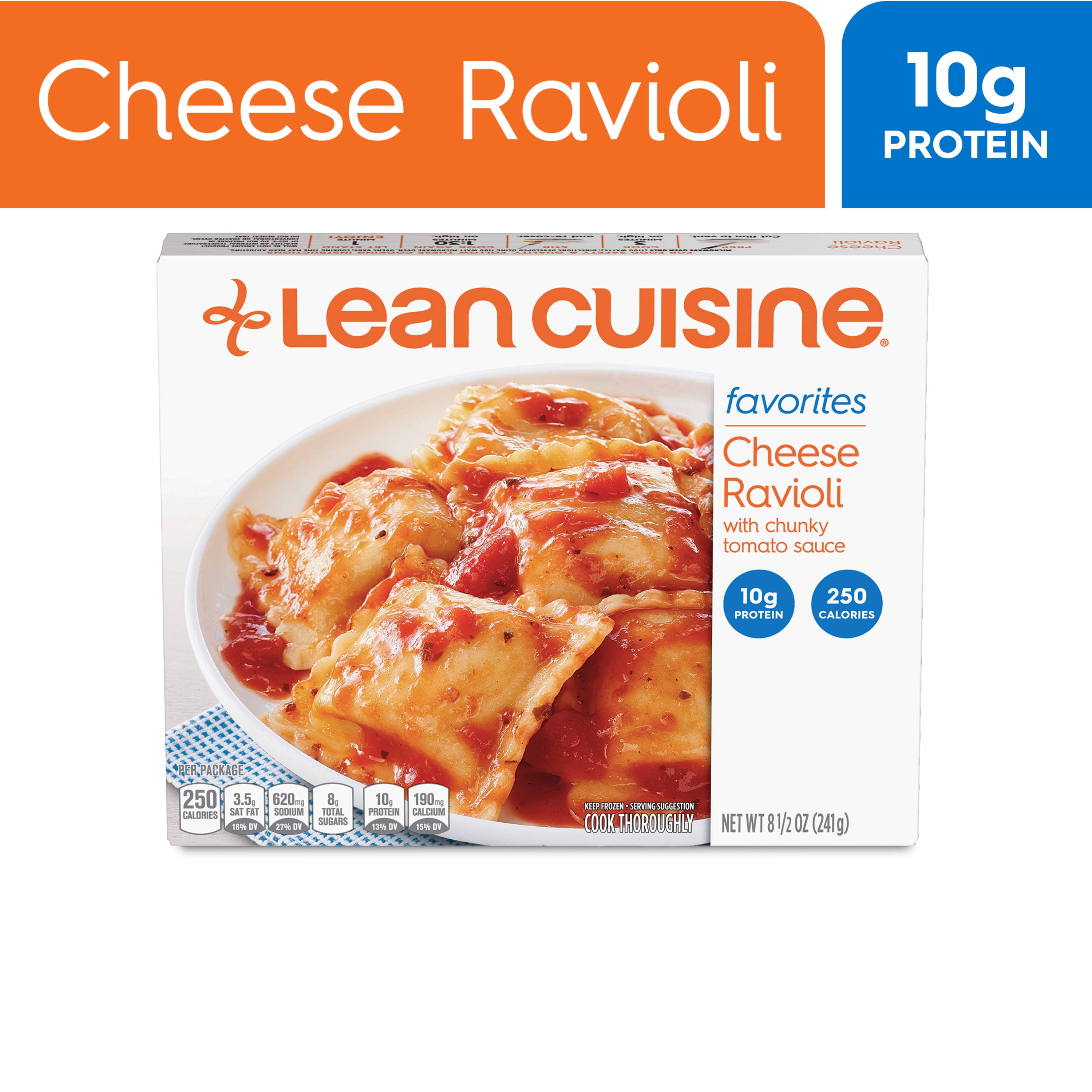 Lean Cuisine Favorites Cheese Ravioli Meal, 8.5 oz (Frozen)