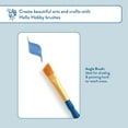 thumbnail image 5 of Hello Hobby 5 Pc Angle Synthetic Paint Brush Set, 5 of 8
