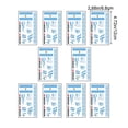 thumbnail image 3 of Tatuajes temporales de banderas de la Copa del Mundo para la cara, pegatinas para fiestas de fútbol 2026, banderas nacionales impermeables, fácil de aplicar, pack de 10, 3 of 5