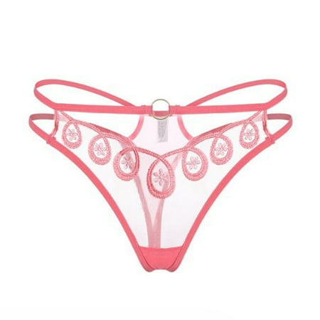 Yuhangmm Women s Panties Women s Sexy And Casual And Comfortable Solid Color Sexy Lace Thong Bowknot Panties For All Seasons Underwear Men