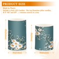 thumbnail image 3 of ALAZA Daisy Floral Art Pattern 2 PCs LED Flickering Flameless Candles with Remote Timer Battery Operated Candle, 3 of 7
