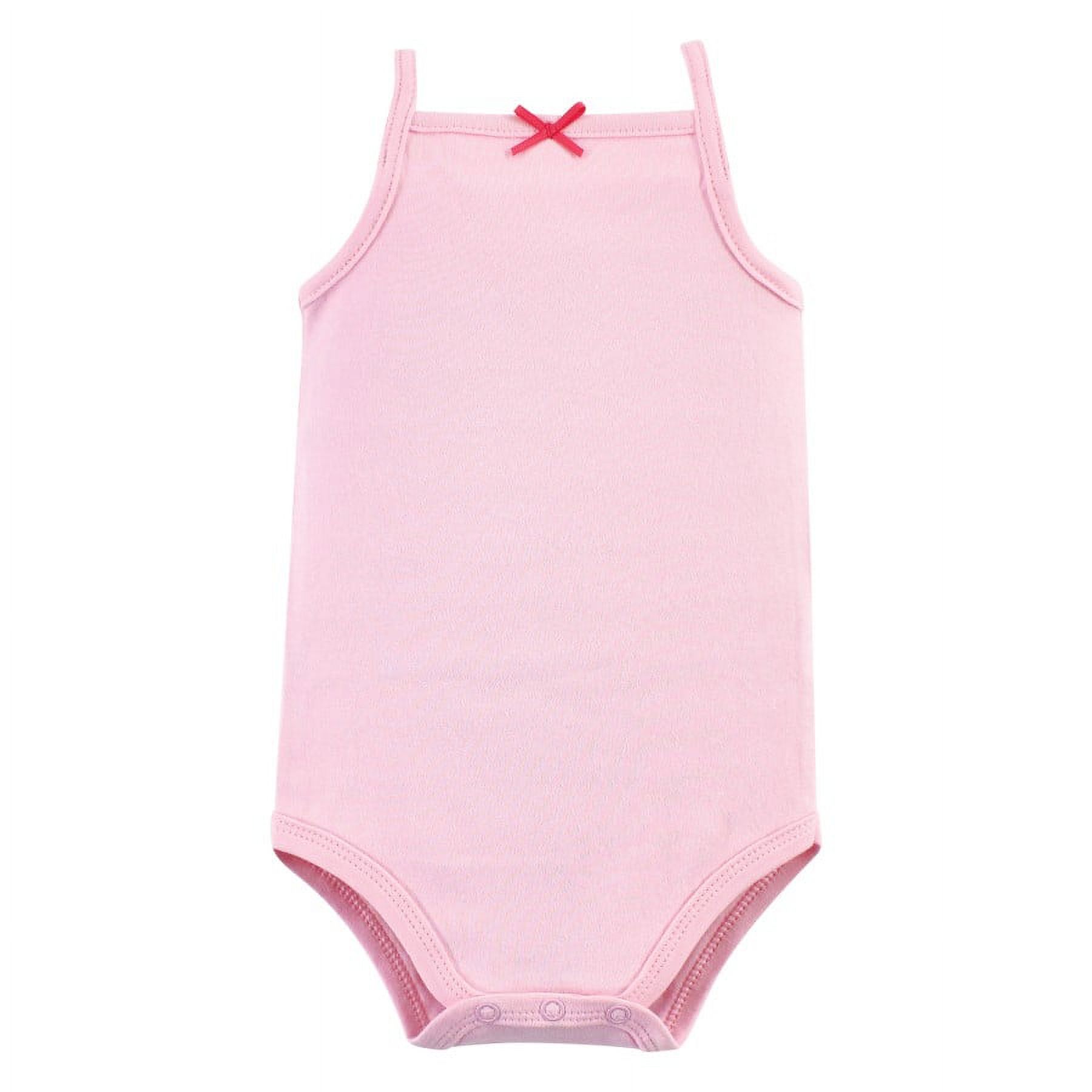 Hudson Baby Short Sleeve Bodysuits, 5-Pack, Newborn- 24 Months
