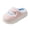 Pink, variant on Green Fluffy Slides,Women's Green Fluffy Cartoon Duck Slippers, Cute Animal Warm Plush Fleece Closed Toe Soft Thick Sole Indoor House Clog Shoes With Yellow Comfort Memory Foam Lining Winter,Pink 5.5