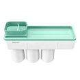 thumbnail image 1 of Taza de adsorción Cepillo de dientes Soporte para pasta de dientes Baño familiar Baño Sin perforaciones Soporte para cepillo de dientes para teléfono, Verde, 3 tazas seitruly HA2692-05B, 1 of 6