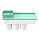 thumbnail image 1 of Taza de adsorción Cepillo de dientes Soporte para pasta de dientes Baño familiar Baño Sin perforaciones Soporte para cepillo de dientes para teléfono, Verde, 3 tazas seitruly HA2692-05B, 1 of 6