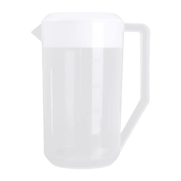 Jarra de agua con tapa resistente a la tapa Gran capacidad transparente fría fría calmante jarra de refrigerador para bebidas de agua fría 2500 ml