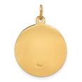 thumbnail image 3 of 14k Polished and Satin Solid Our Lady of Fatima Medal Round Pendant XR666, 3 of 3