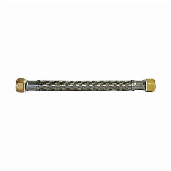 Kissler Water Heater Supply Line,3/4x3/4,18in.L 88-4018