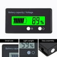 thumbnail image 4 of DC 8V 12V 24V 36V 48V 72V Battery Meter, Battery Capacity Voltage Monitor Gauge Indicator, Lead-Acid & Lithium ion Battery Tester, for Golf Cart RV Marine Boat Club Car Motorcycle, 4 of 9