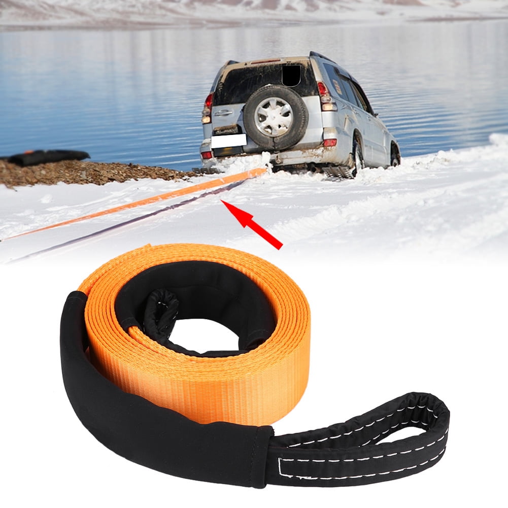 Sangle Remorquage 10000lbs | Nylon Polyester | 22cm | Universelle Voiture Course