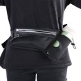 thumbnail image 3 of Estuche para botella de agua, teléfono y billetera para hombres y mujeres - Riñonera deportiva para exteriores de color negro, 3 of 8