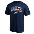 thumbnail image 2 of Men's Navy Philadelphia Eagles Banner Wave Logo T-Shirt, 2 of 3