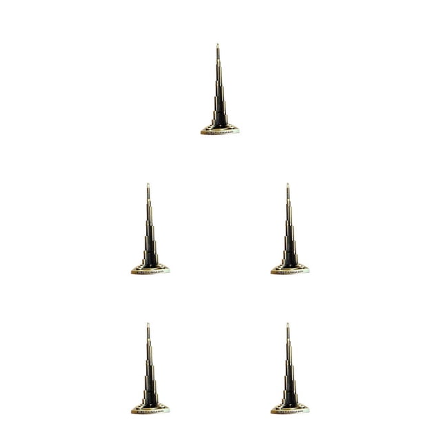 relayinert Plus Récent Burj Khalifa Dubai Plus Haut Bâtiment du Monde Architecture Modèle Décoration 13/18cm 5*12cm 5Ensemble